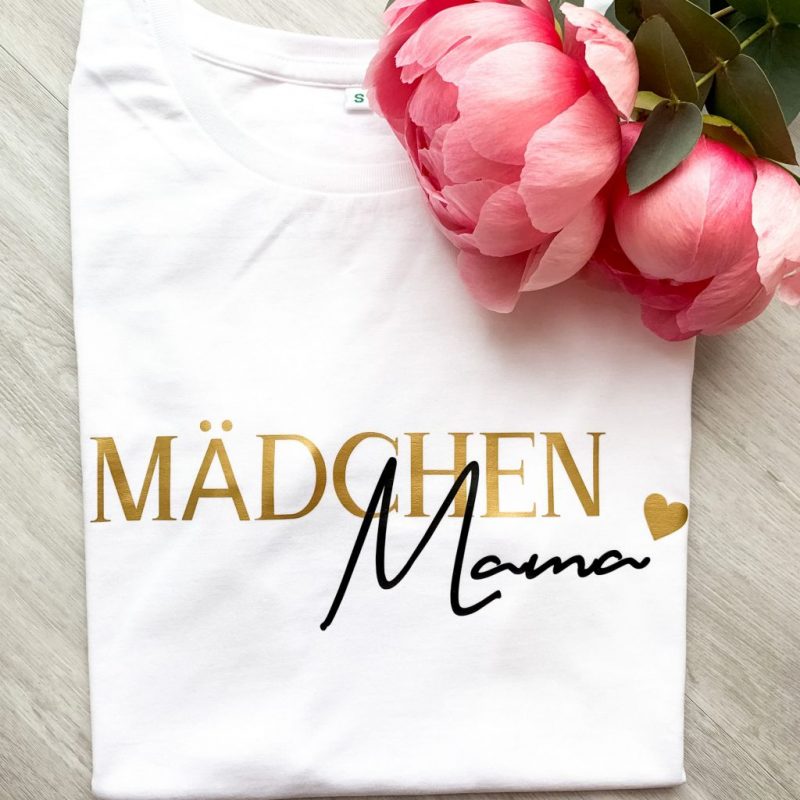 Mädchen Mama Gold schwarz