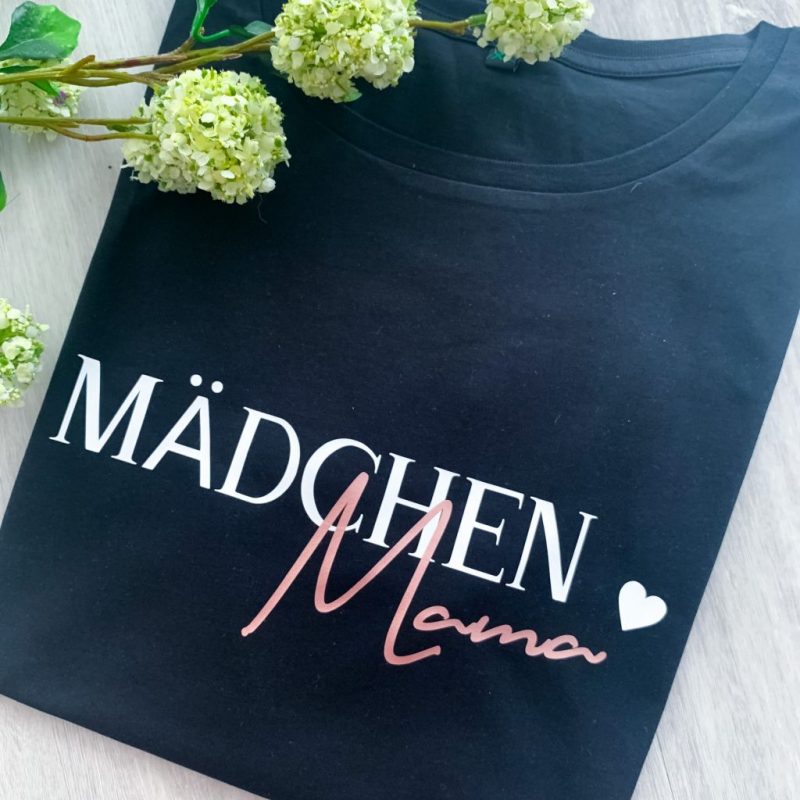 Mädchen Mama weiß rosé