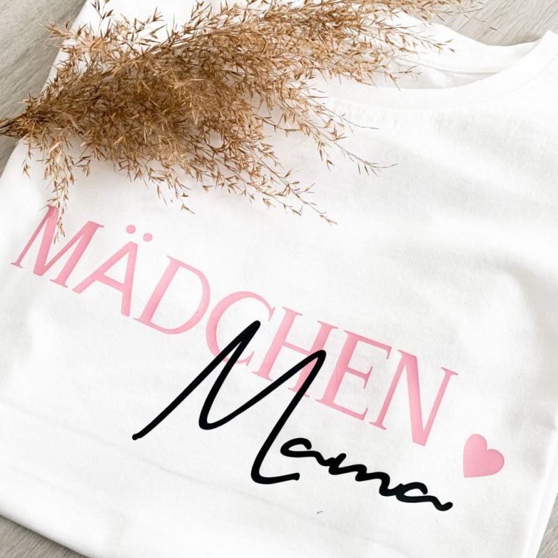 Mädchen Mama rosa schwarz