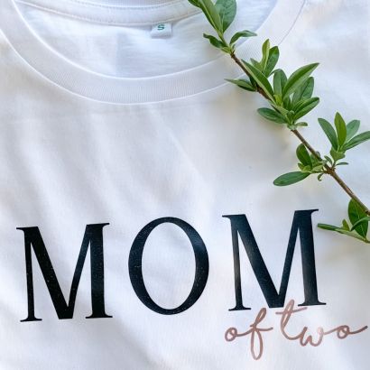 Statement Shirt für "MOM" – Bild 3