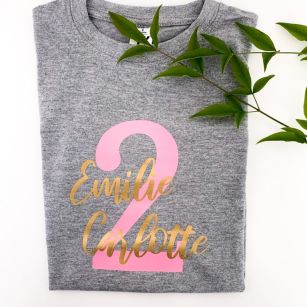 T-Shirt Geburtstag Zahl - personalisiert