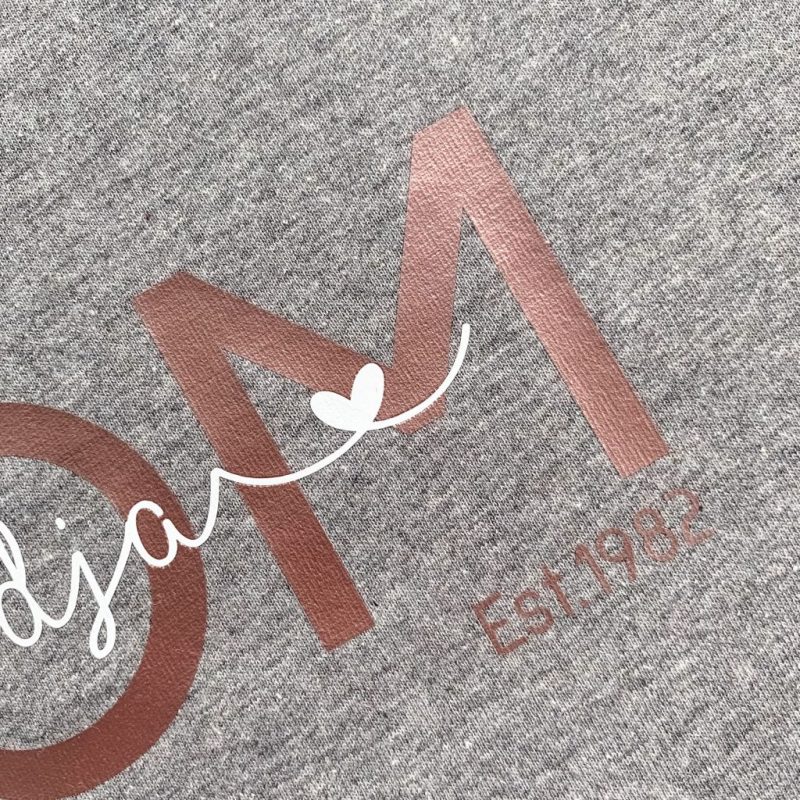 T-Shirt Mom Est. - personalisiert – Bild 3