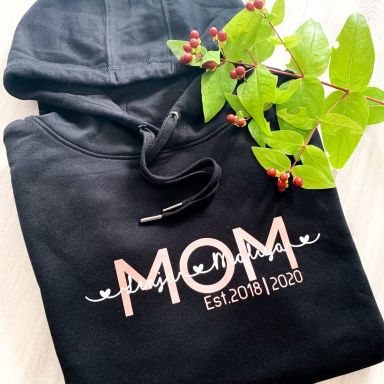 Hoodie Mom Est. - personalisiert