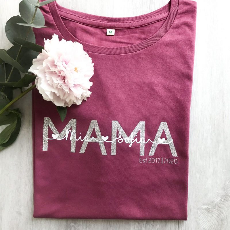 T-Shirt Mom Est. - personalisiert – Bild 4