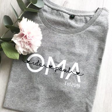 T-Shirt Oma Est. - personalisiert