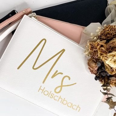 Clutch Mrs - personalisiert