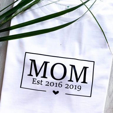 T-Shirt Mom Jahreszahl