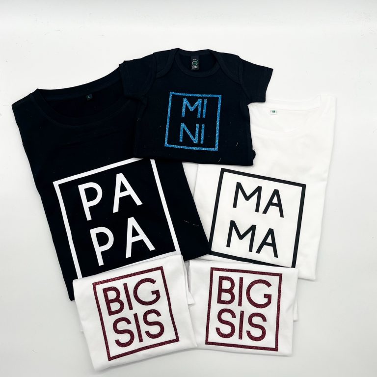 T-Shirt 5er Set Familie