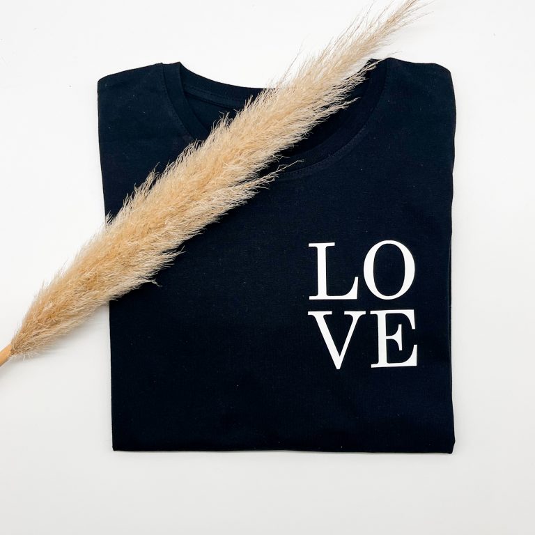 Shirt LOVE aus Bio Baumwolle