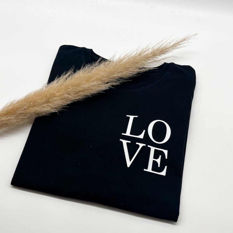 Shirt LOVE aus Bio Baumwolle – Bild 2