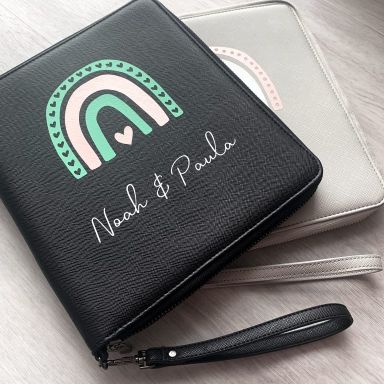 Organizer (U-Heft) Regenbogen - personalisiert