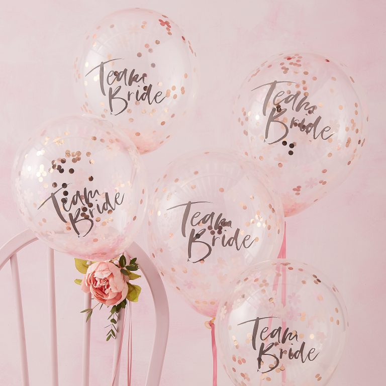 Luftballons Team Bride