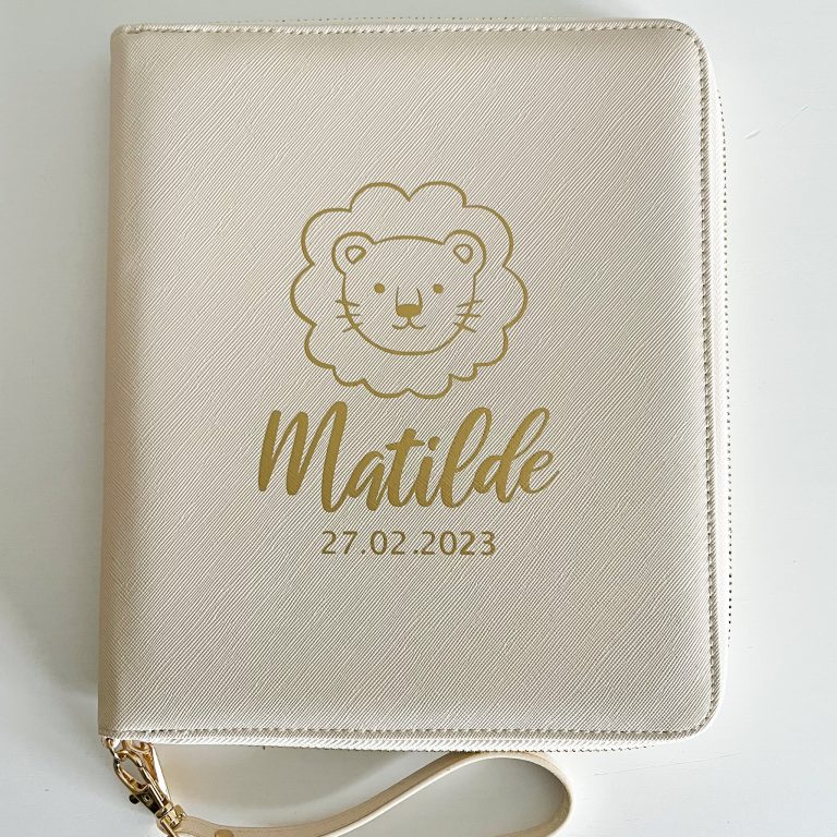 U-Heft mit Tiermotiv - personalisiert