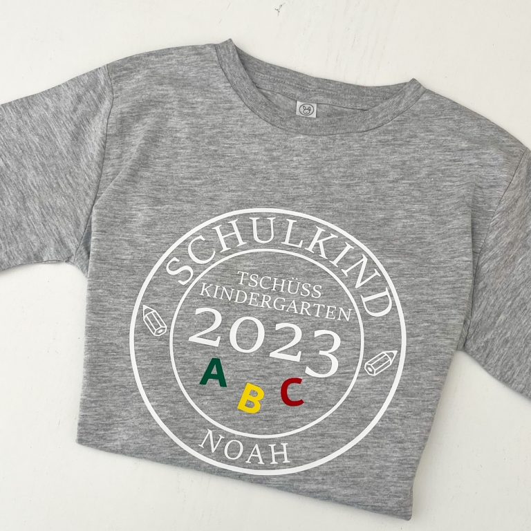 T-Shirt Schulkind mit Name