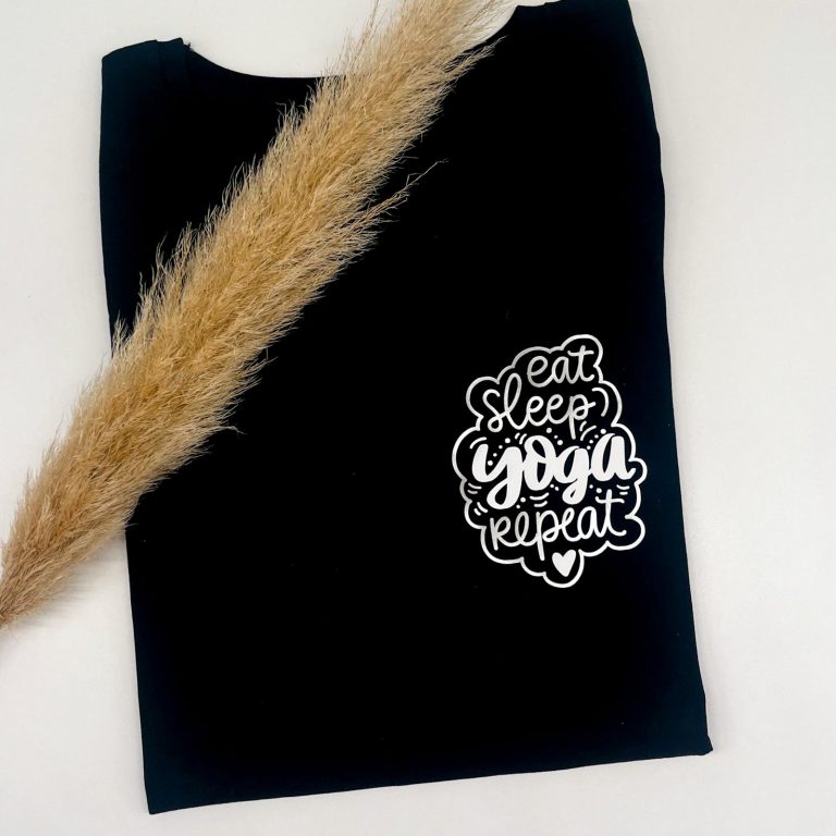 Shirt eat sleep yoga repeat