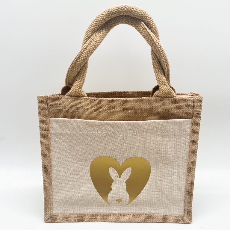 Jutetasche Frohe Ostern
