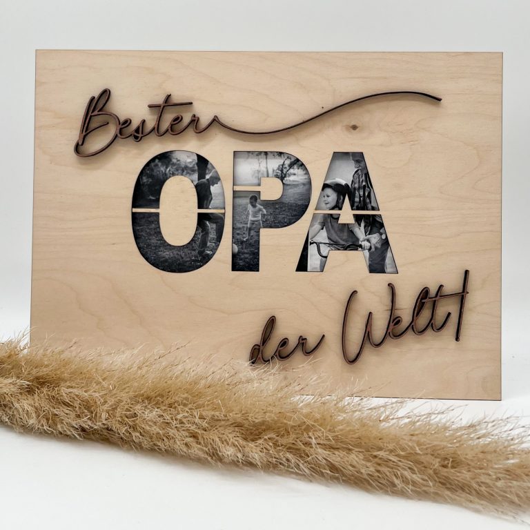 Holzrahmen - Bester Opa der Welt
