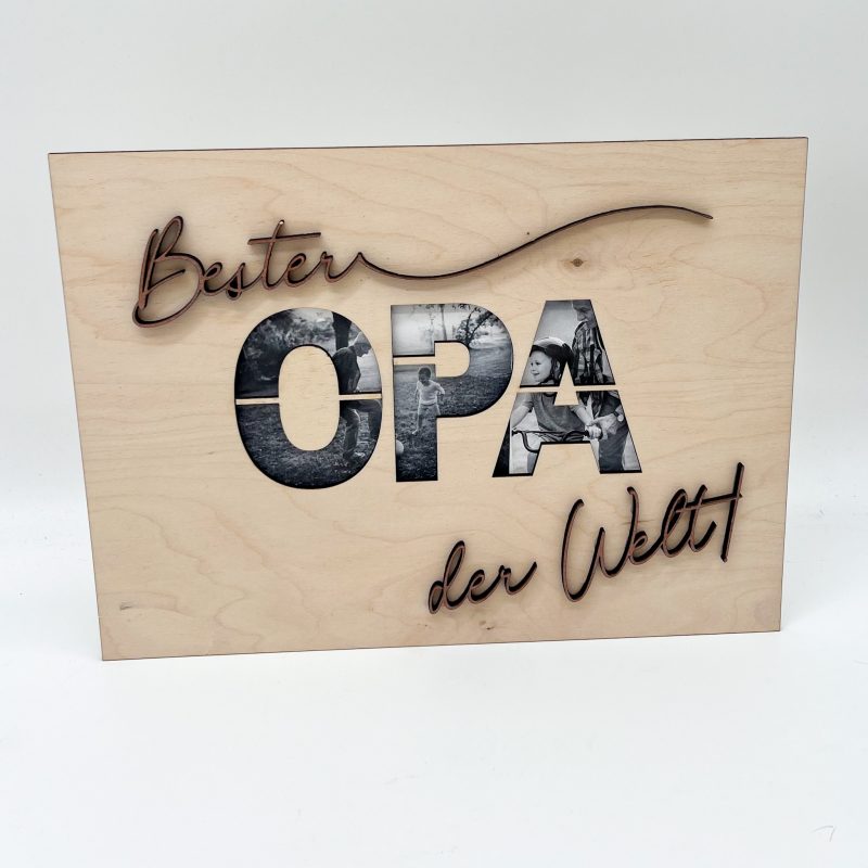 Holzrahmen - Bester Opa der Welt – Bild 5