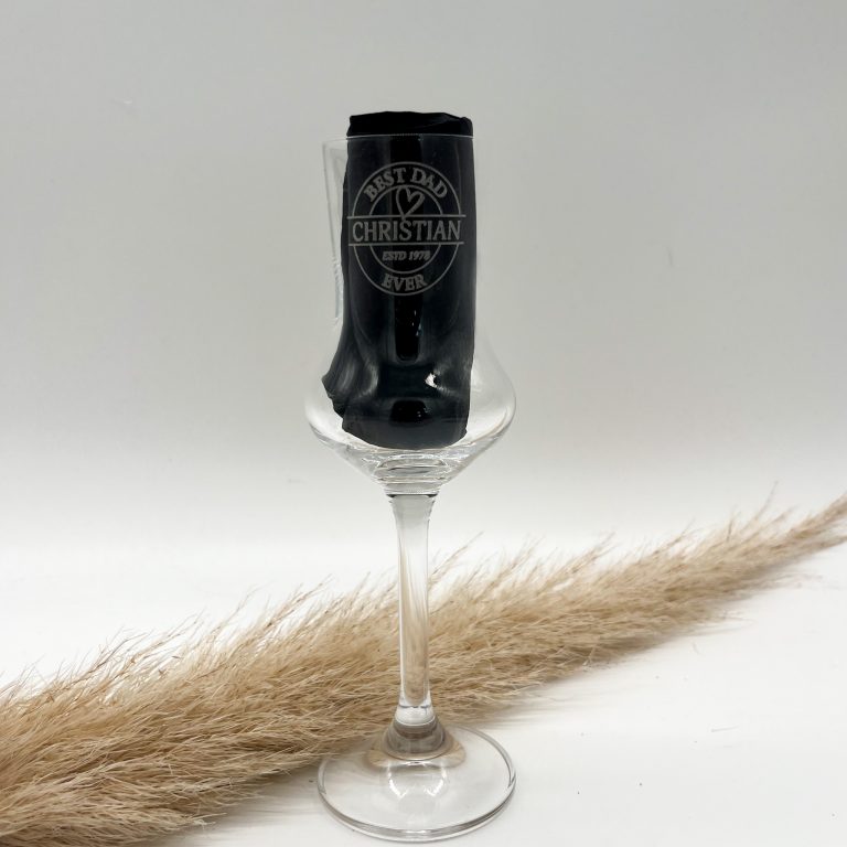 Graviertes Schnapsglas - Best DAD personalisiert