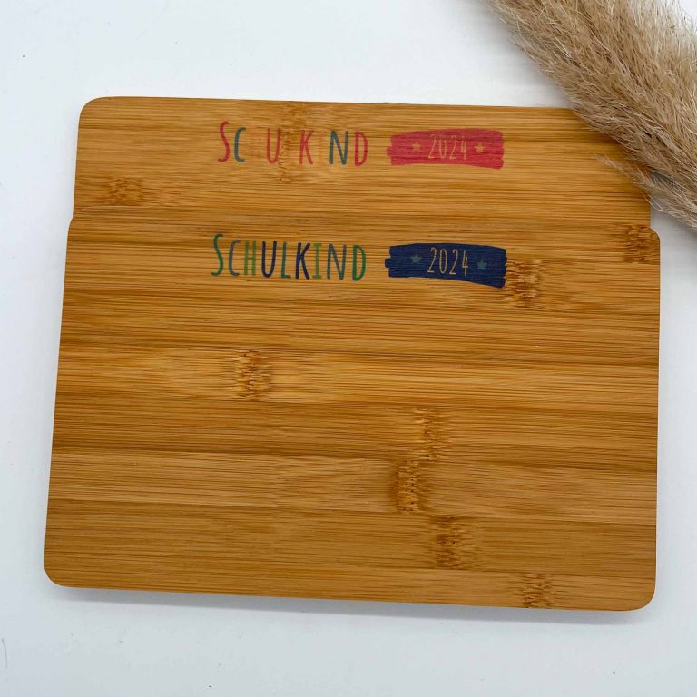 Frühstücksbrettchen - Schulkind