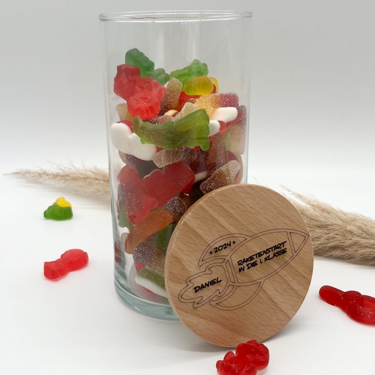 Vorratsglas - Raketenstart Schulanfänger