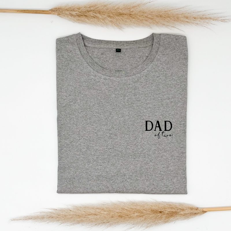 Geschenk für ihn, tolles Biobaumwoll Shirt mit kleinem schwarzen Print für den Mann