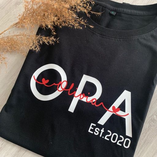 T-Shirt OPA Est. - personalisiert