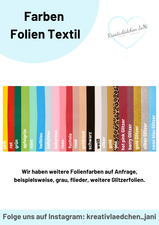 Farben Textilien