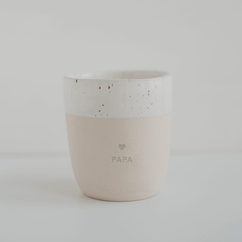 Becher Papa Eulenschnitt