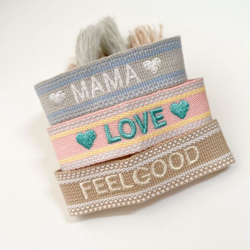 Stoffarmband Feelgood