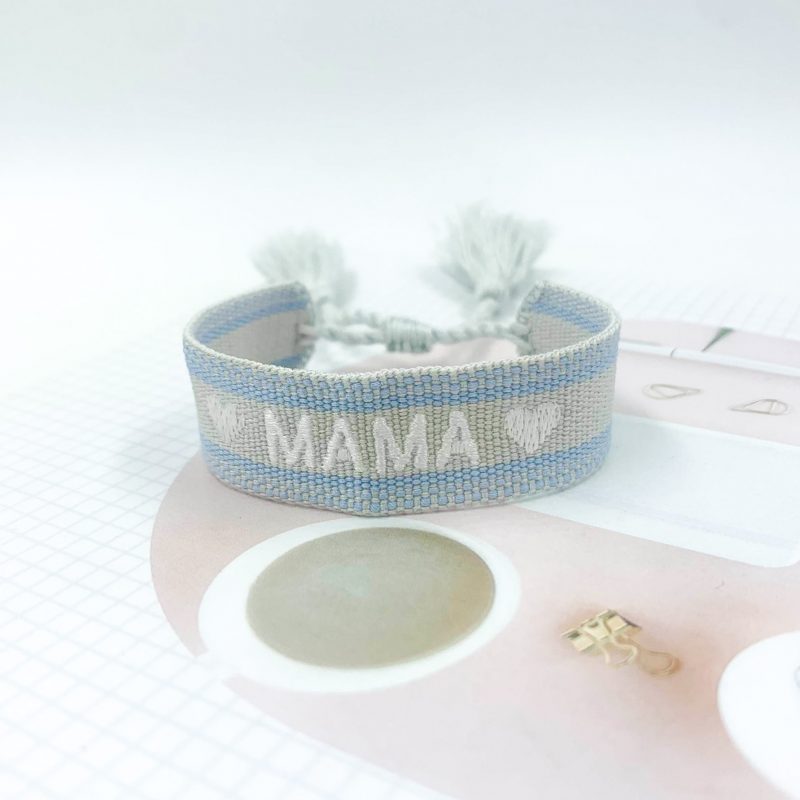 Stoffarmband Mama