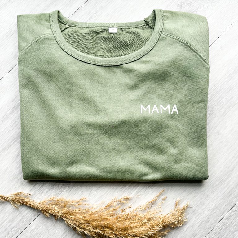 Sweatshirt Olive grün Mama
