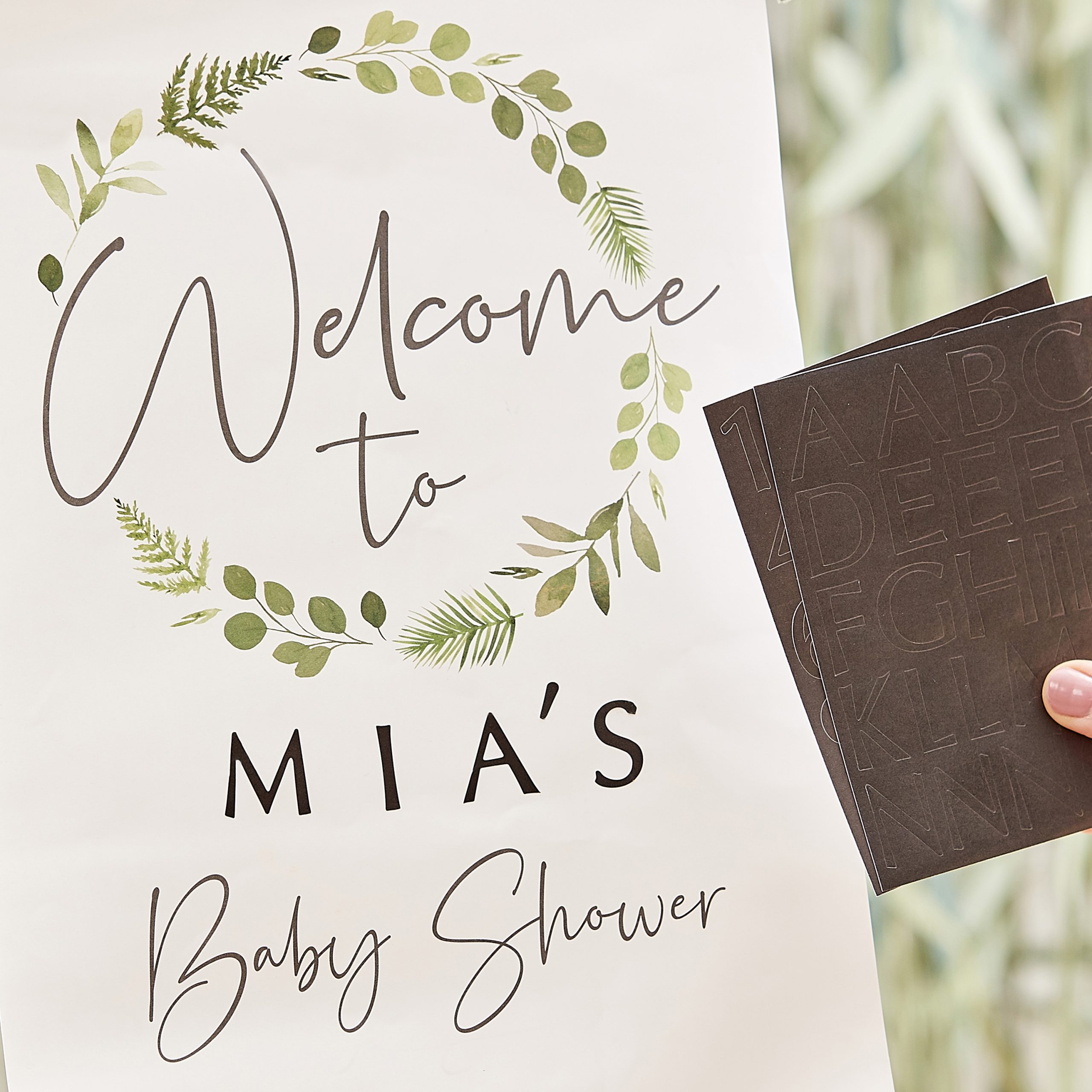 Schild Babyparty personalisiert – Bild 5
