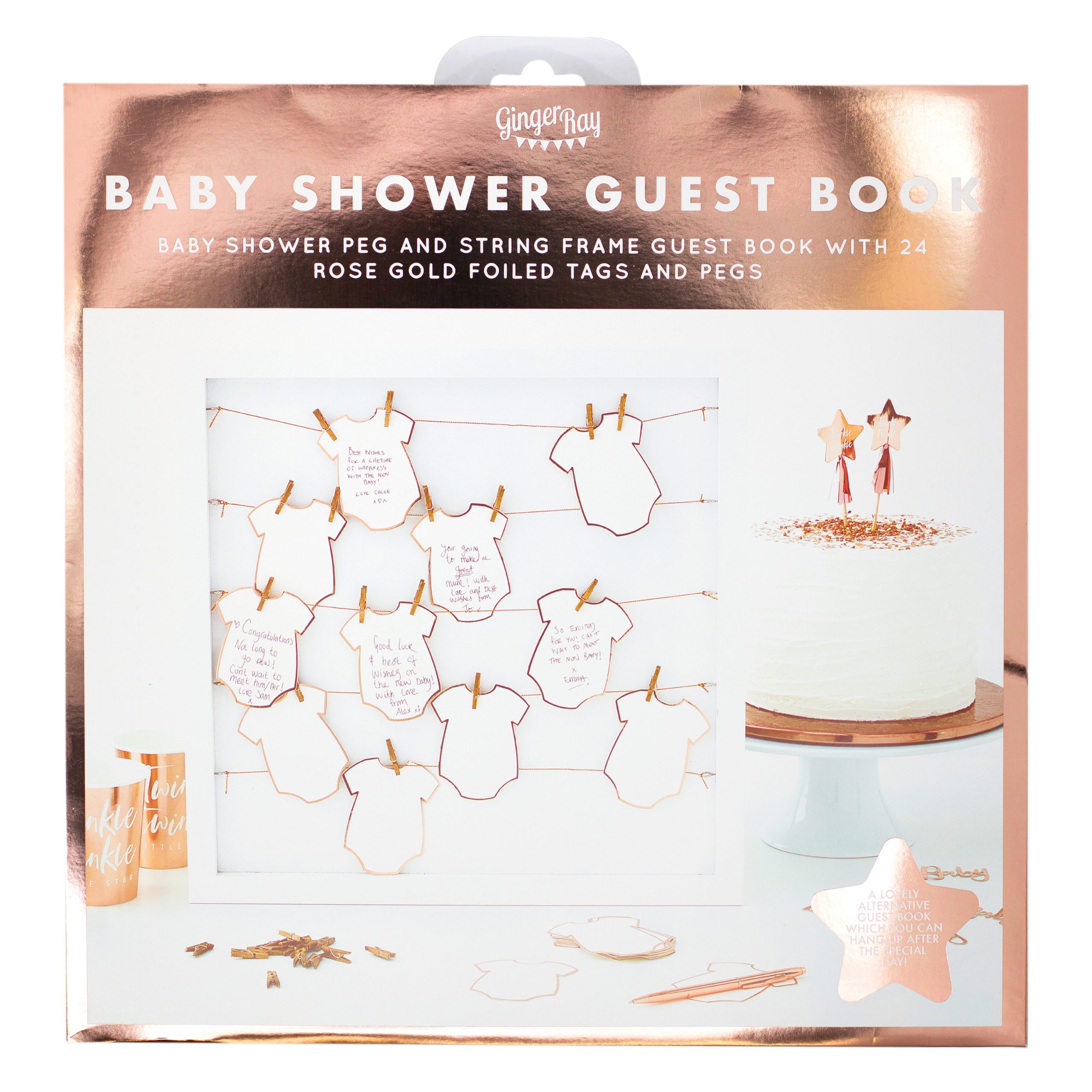 Gästebuch Rahmen Babyshower – Bild 3