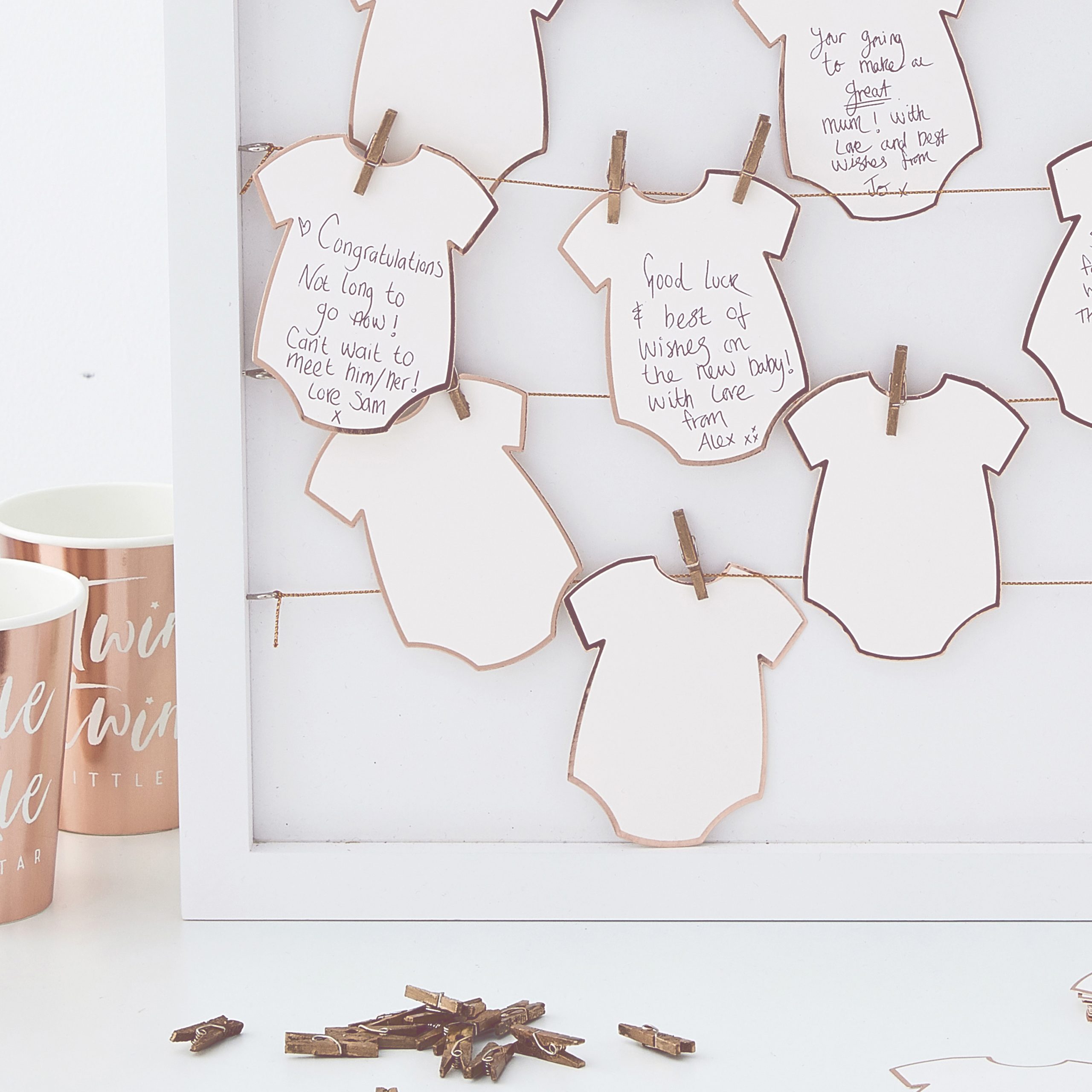 Gästebuch Rahmen Babyshower – Bild 2