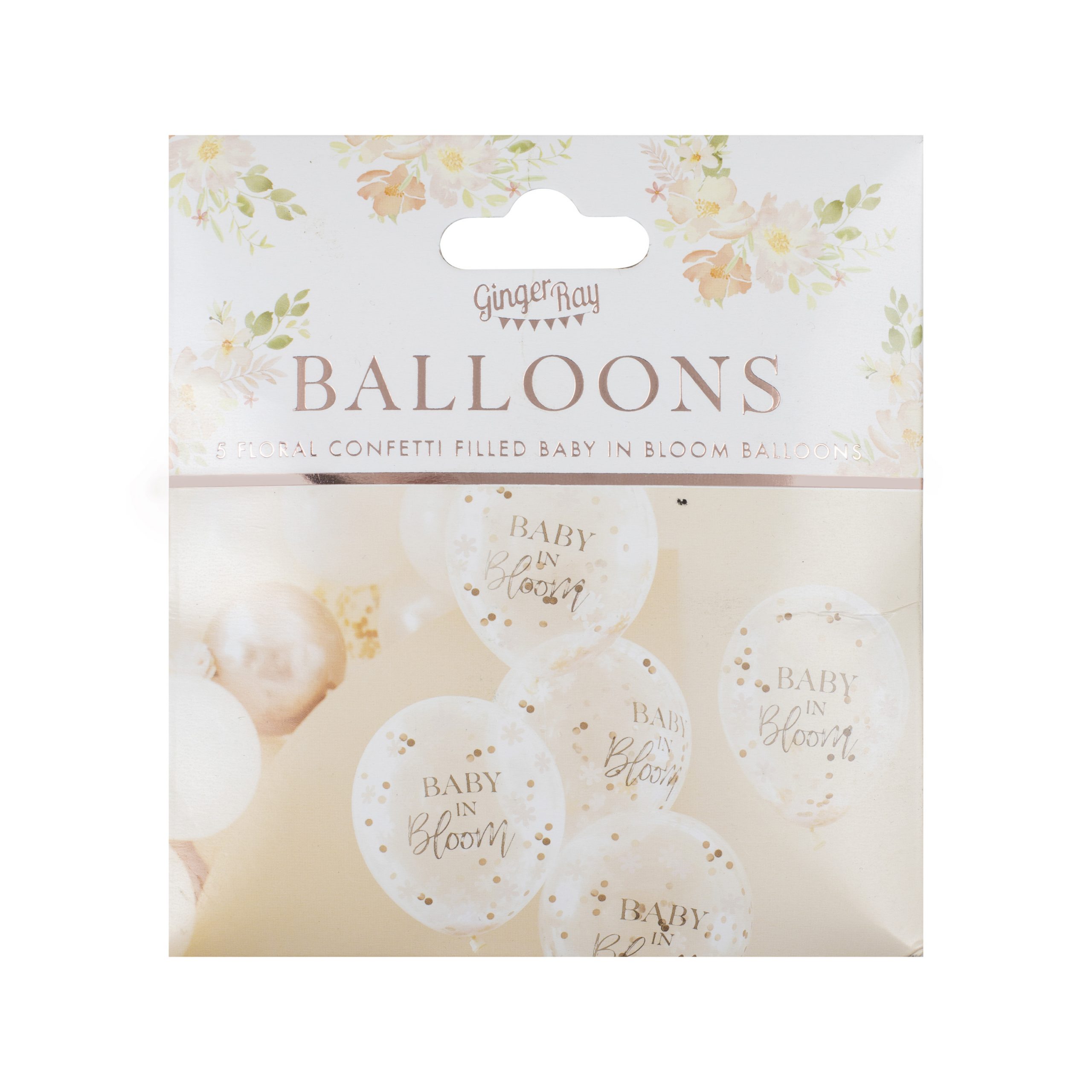 Konfetti Ballons Baby in Bloom – Bild 4