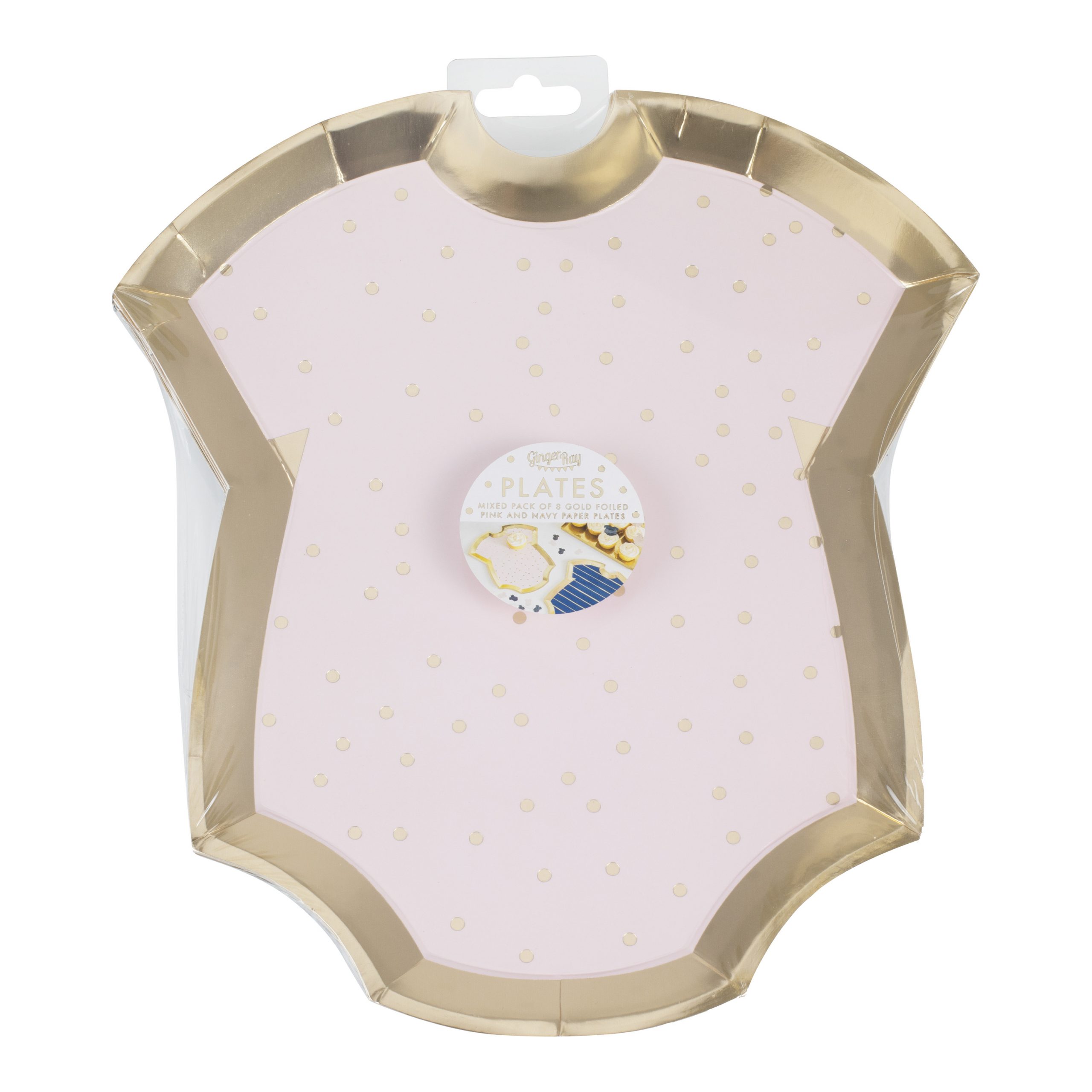 Pappteller blau rosa Hemden – Bild 4