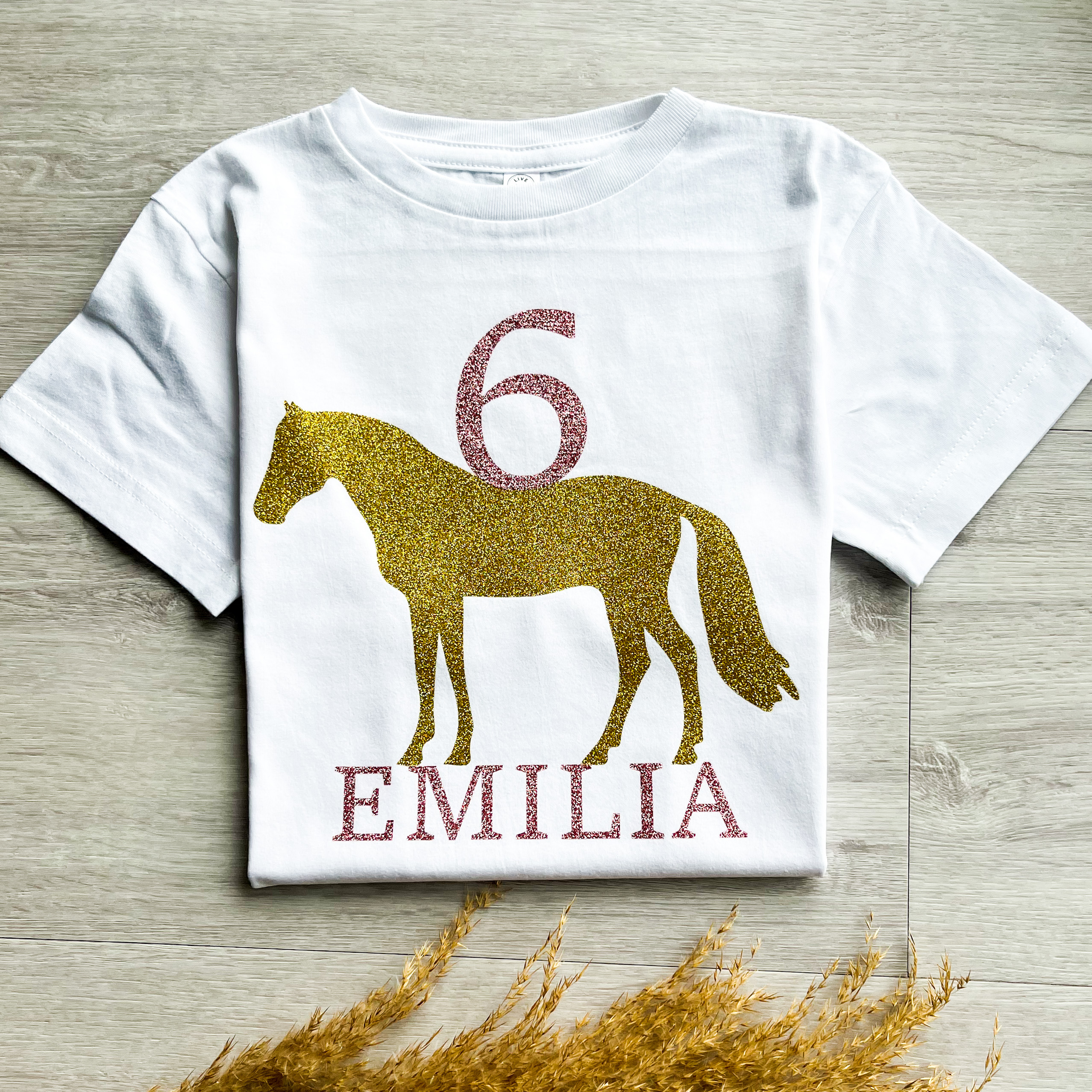 T-Shirt Pferd Geburtstag personalisiert