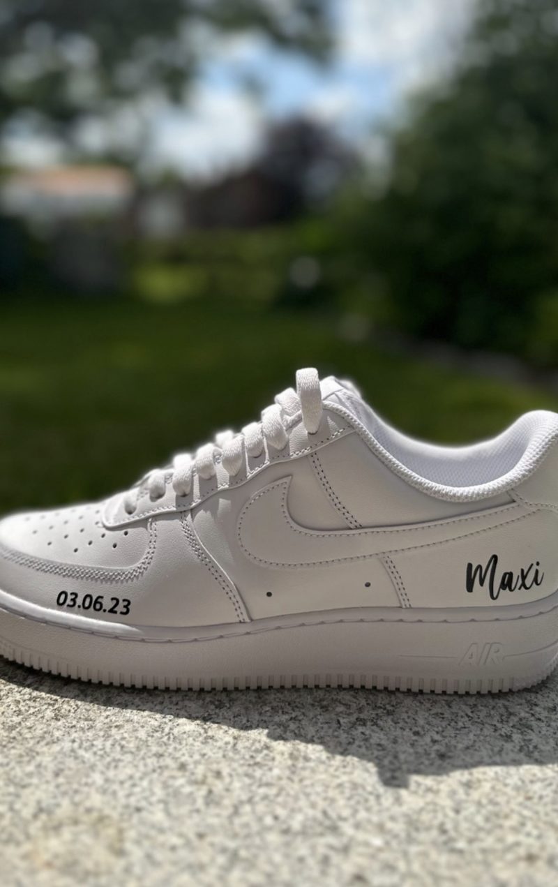 Aufkleber Schuhe - Name und Datum