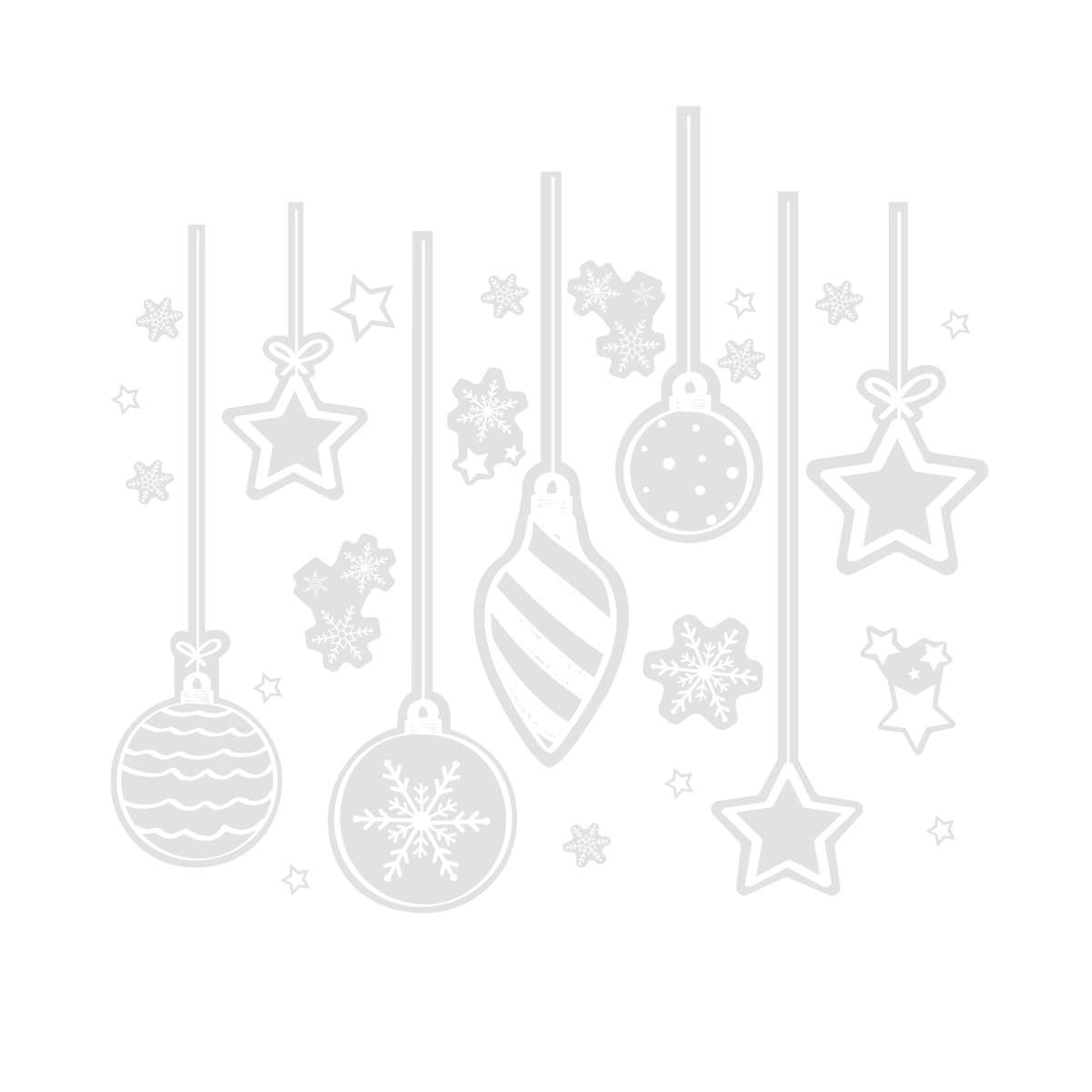 Fensteraufkleber Weihnachten – Bild 2