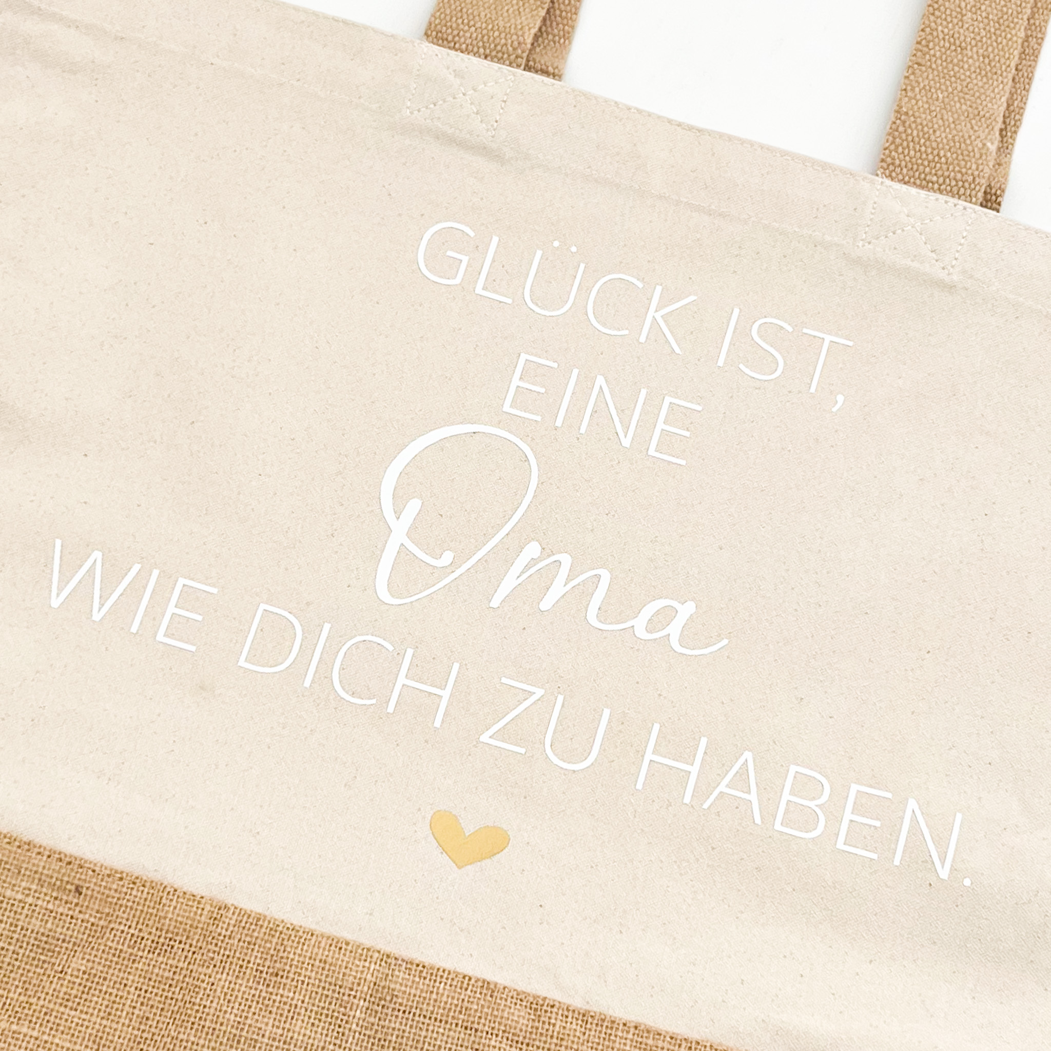 Strandtasche Glück ist es eine Oma wie dich zu haben – Bild 2