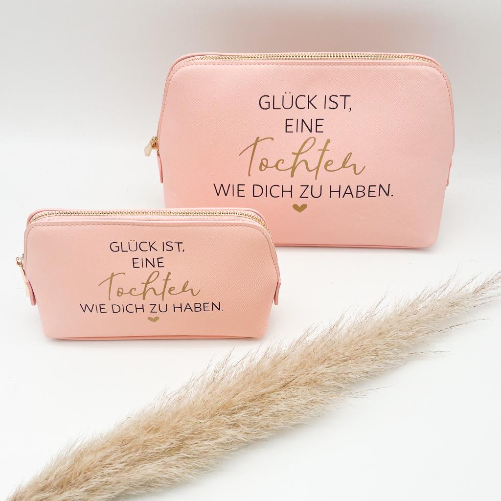 Kosmetiktasche Glück ist eine Tochter wie dich zu haben – Bild 2