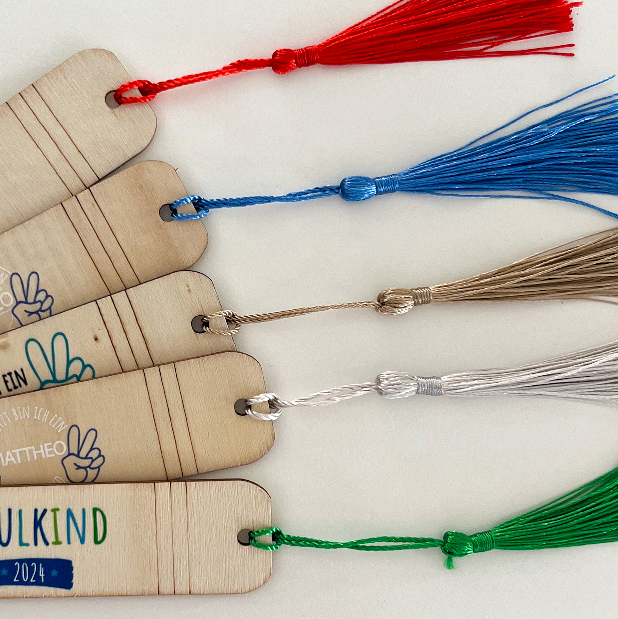 Lesezeichen Schulkind - personalisiert – Bild 3