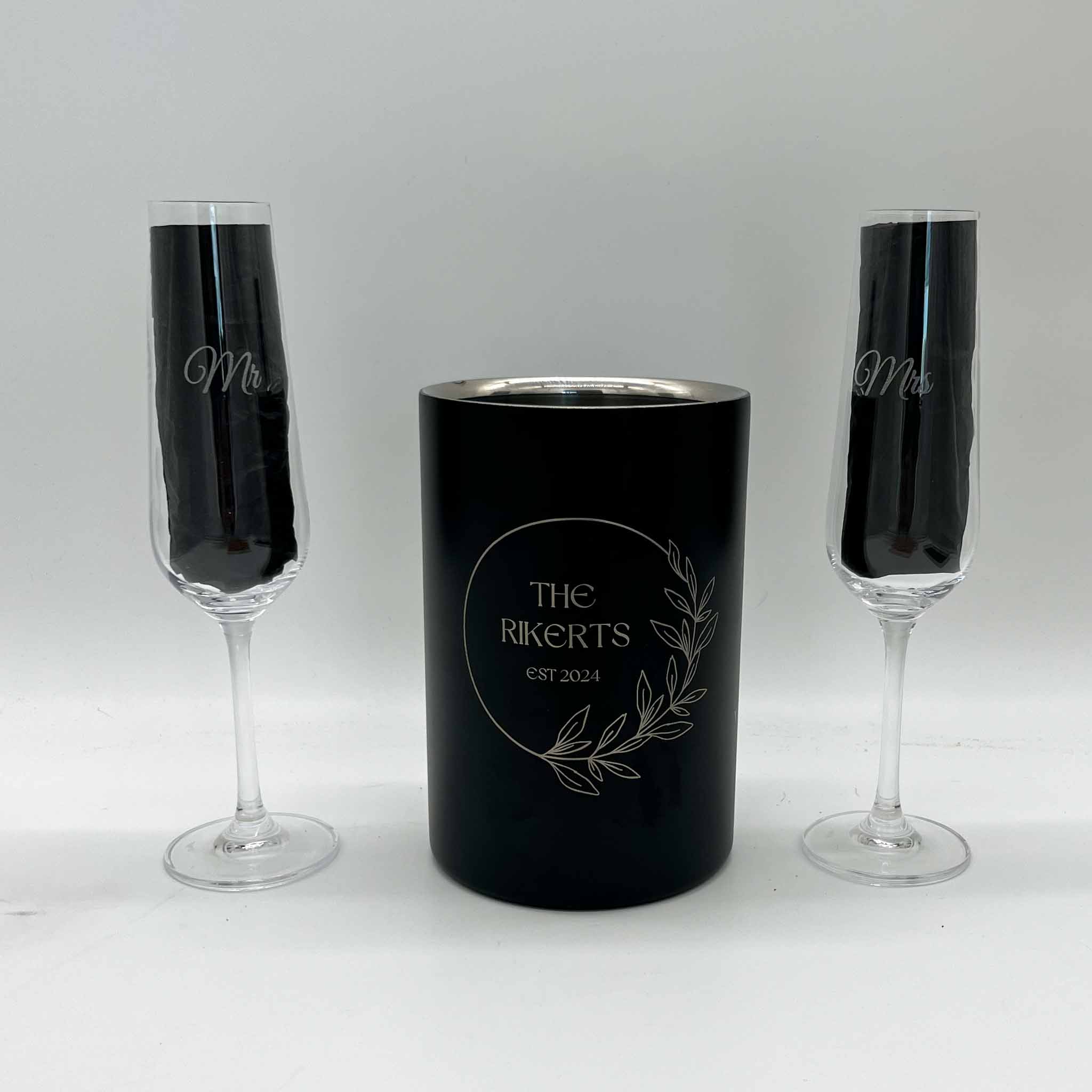 Sektglas - Mr. & Mrs. – Bild 3