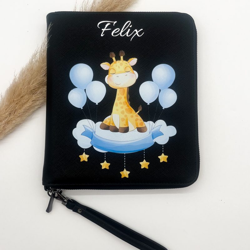 U-Heft / Organizer Giraffe - personalisiert