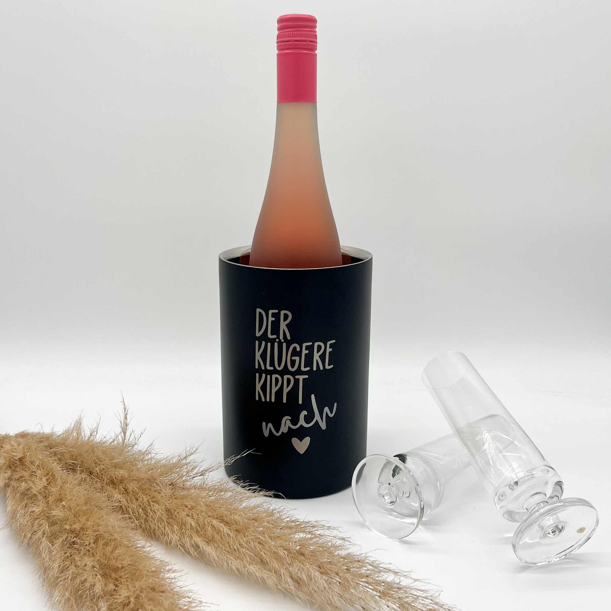 Weinkühler schwarz - Der klügere kippt nach – Bild 5