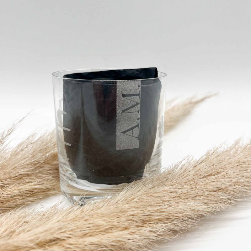 Whiskyglas mit Initalen