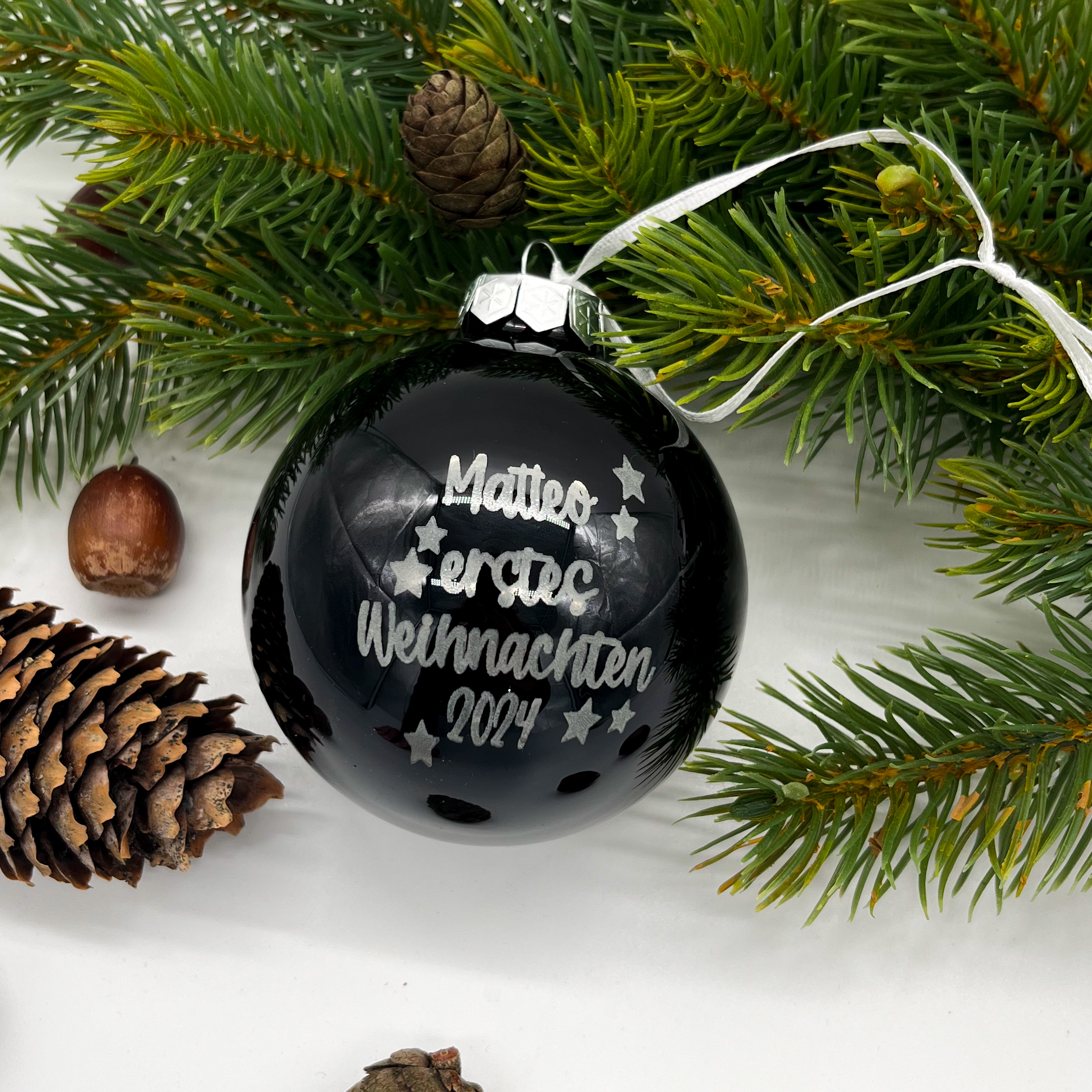 Weihnachtskugel mein erstes Weihnachten - personalisiert