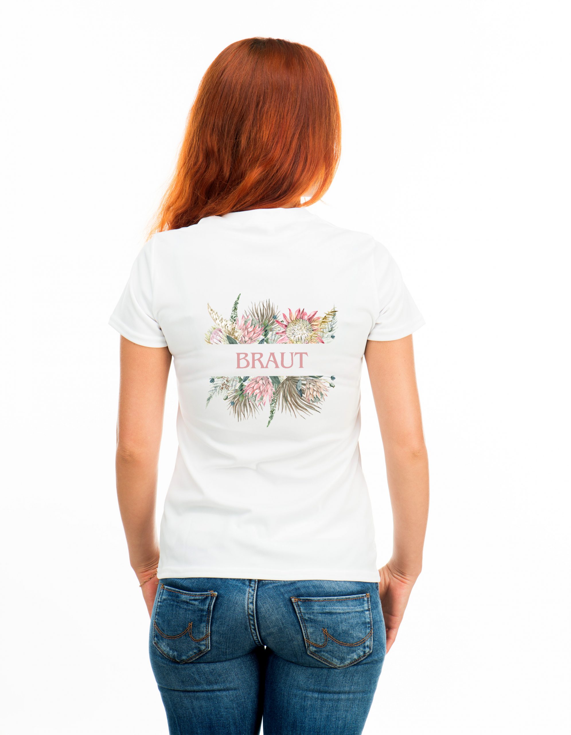 T-Shirt Braut Boho