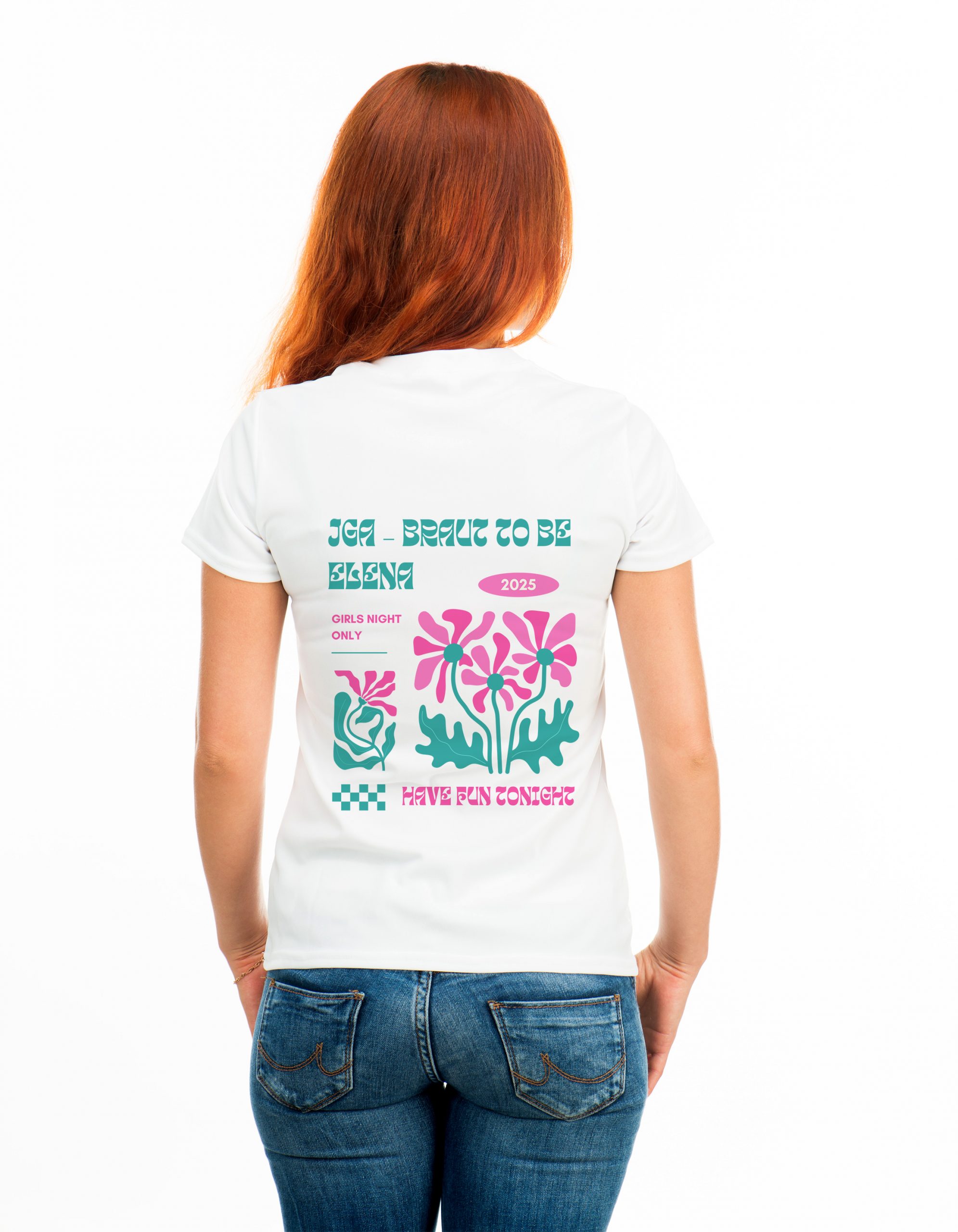 T-Shirt Retro Braut - personalisiert